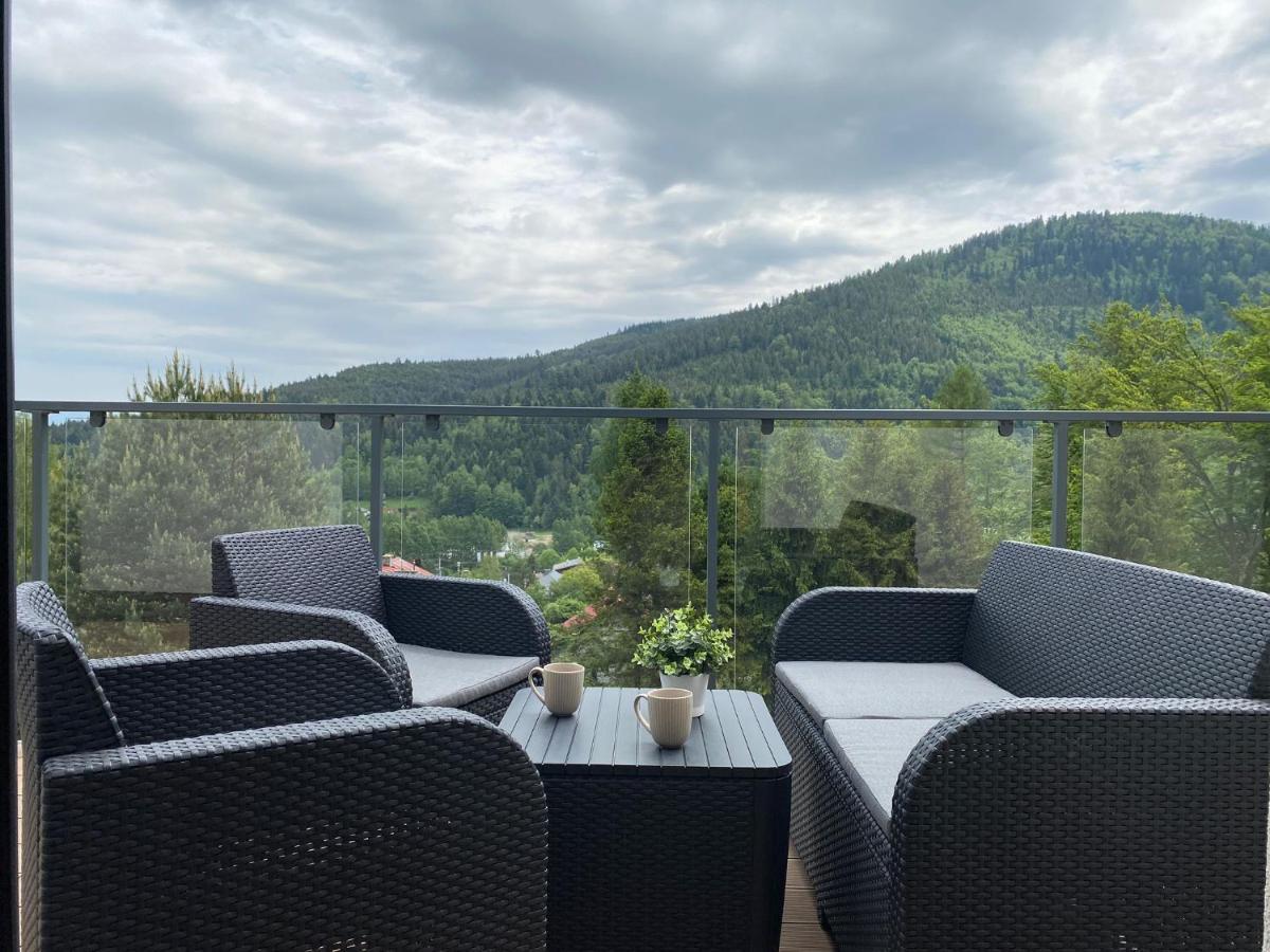 Apartament Skandynawski 2-Poziomowy Sauna Jacuzzi Szczyrk Dış mekan fotoğraf